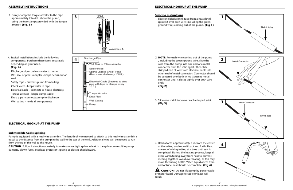 Star Water Systems Star 4in Sub Instr2&3-wire User Manual | Page 4 / 11