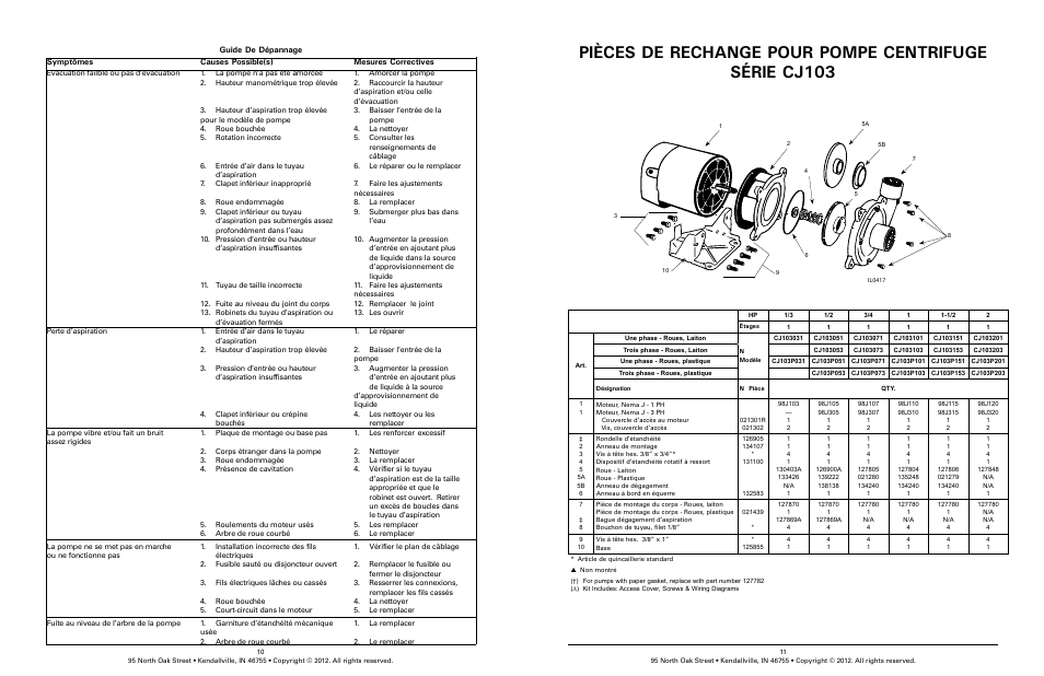 Star Water Systems CJ101 (Flint & Walling) User Manual | Page 20 / 21