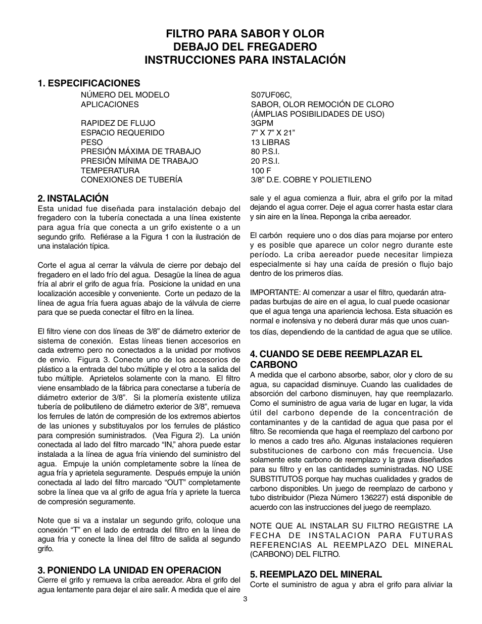 Star Water Systems TM06 (Flint & Walling) User Manual | Page 3 / 6