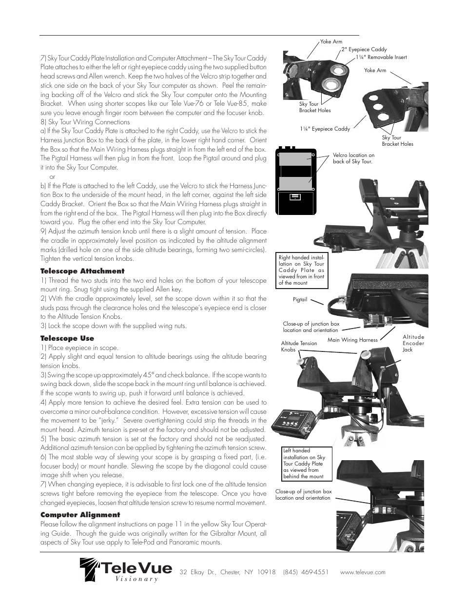 Tele vue | Tele Vue Tele-Pod Sky Tour User Manual | Page 2 / 2