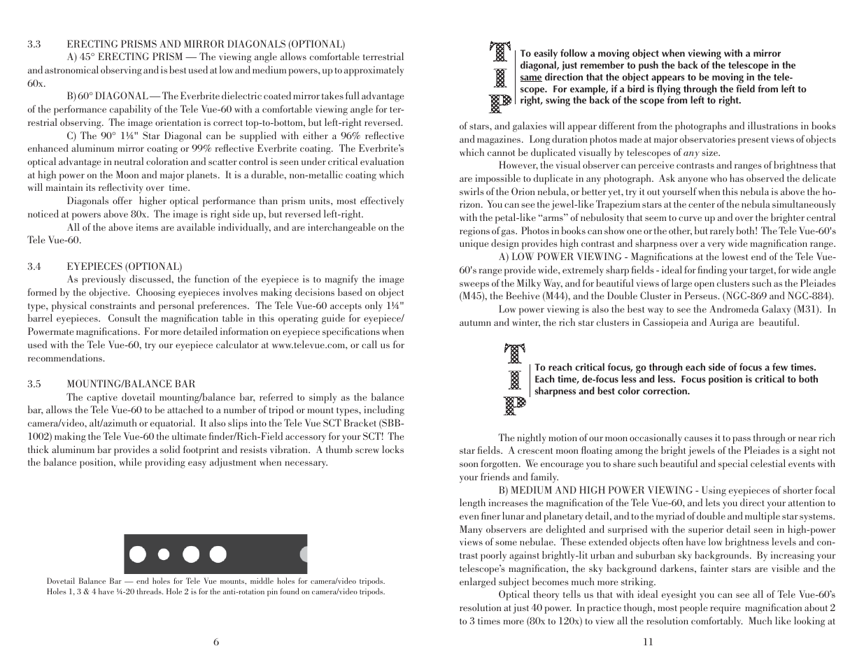 Tele Vue 60 User Manual | Page 6 / 8