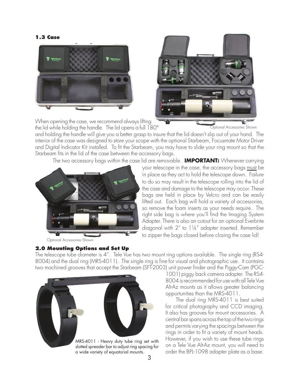 Tele Vue NP101is User Manual | Page 3 / 12