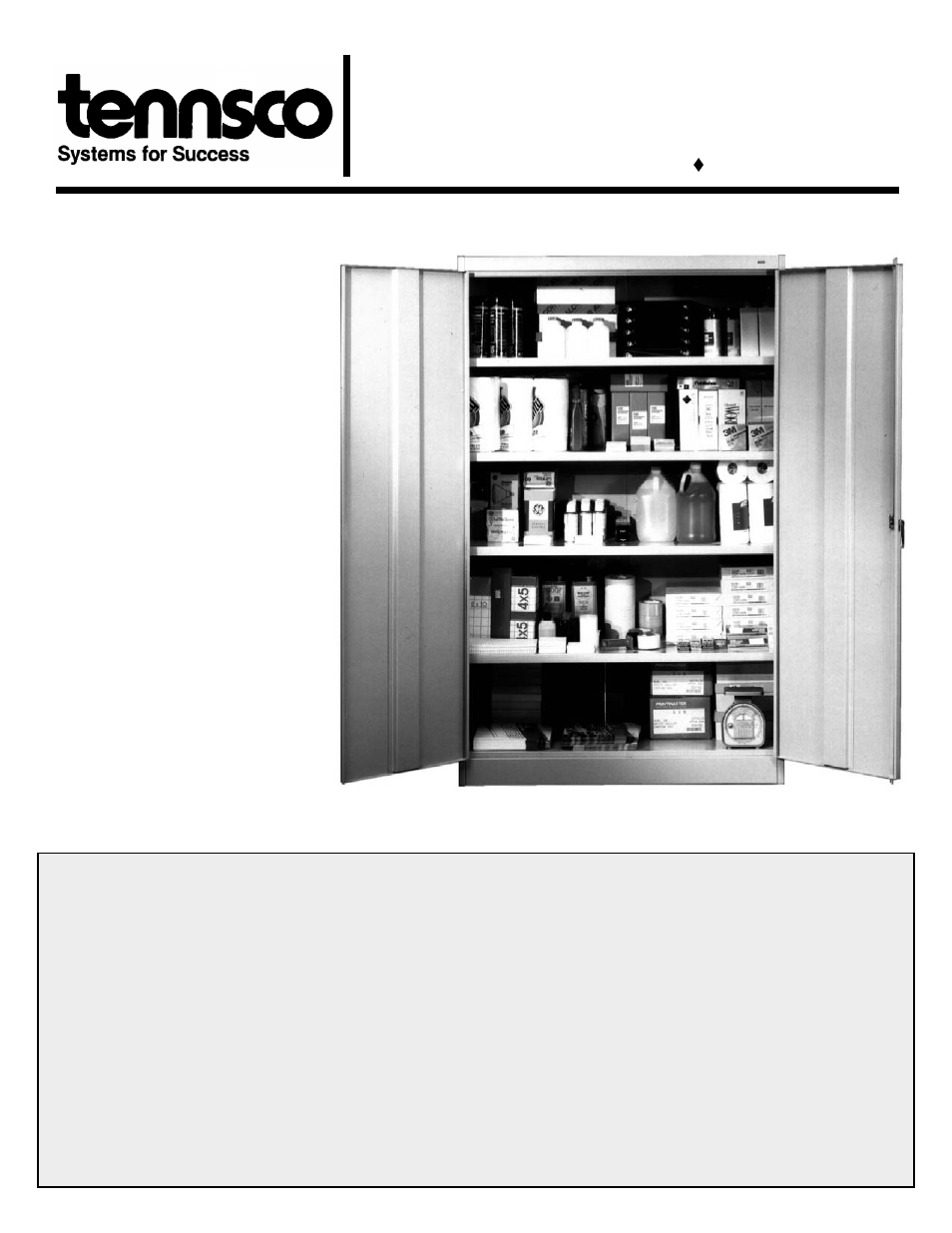 Tennsco J2478A User Manual | 4 pages