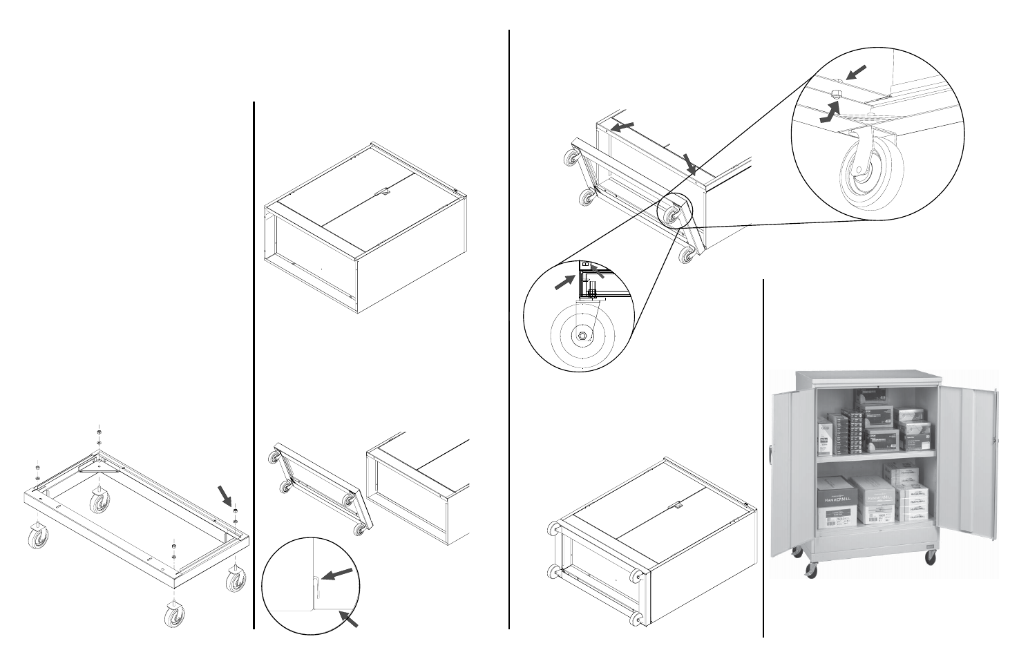 Step by step installation instructions | Tennsco CK4824 User Manual | Page 2 / 4