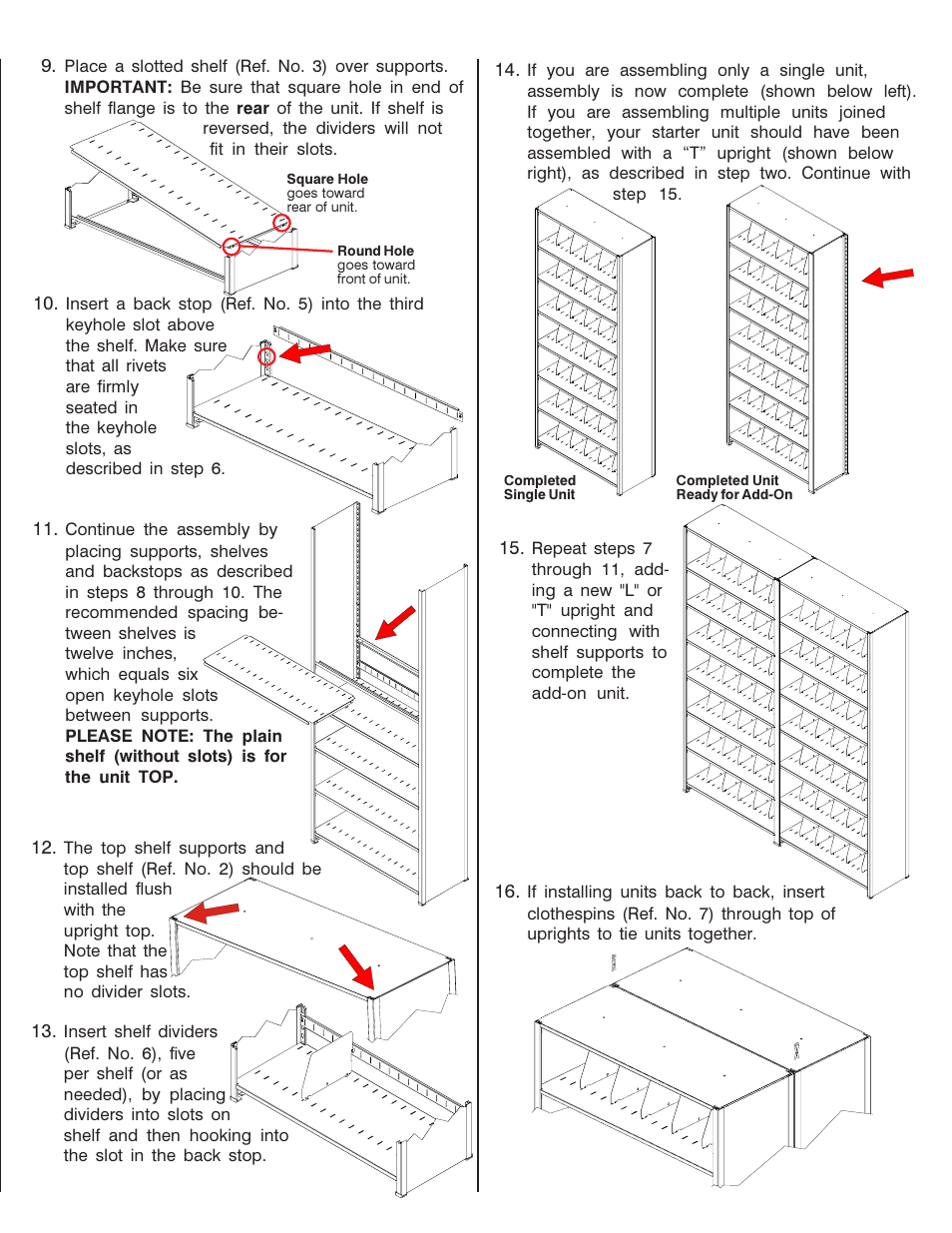 Tennsco Shelving 48 WIDE Letter Size 128848 User Manual | Page 3 / 4