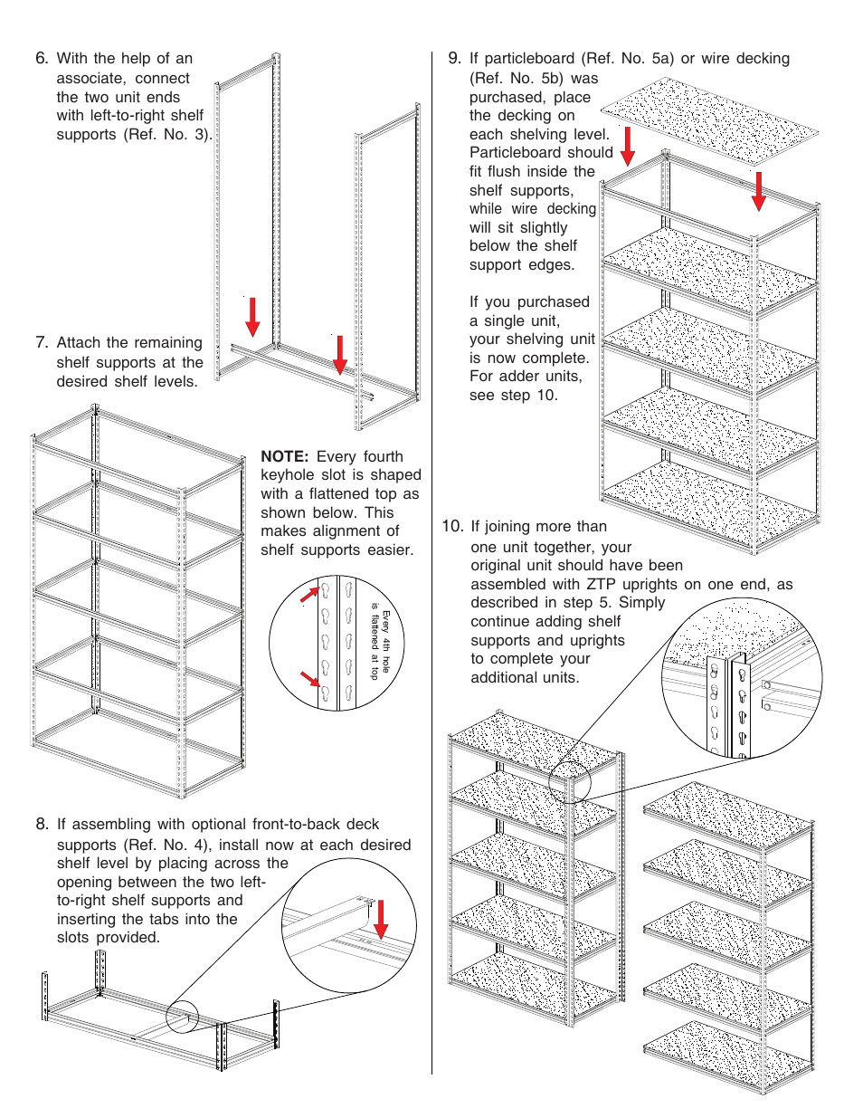 Tennsco Z-Line Medium Profile Shelving User Manual | Page 3 / 4