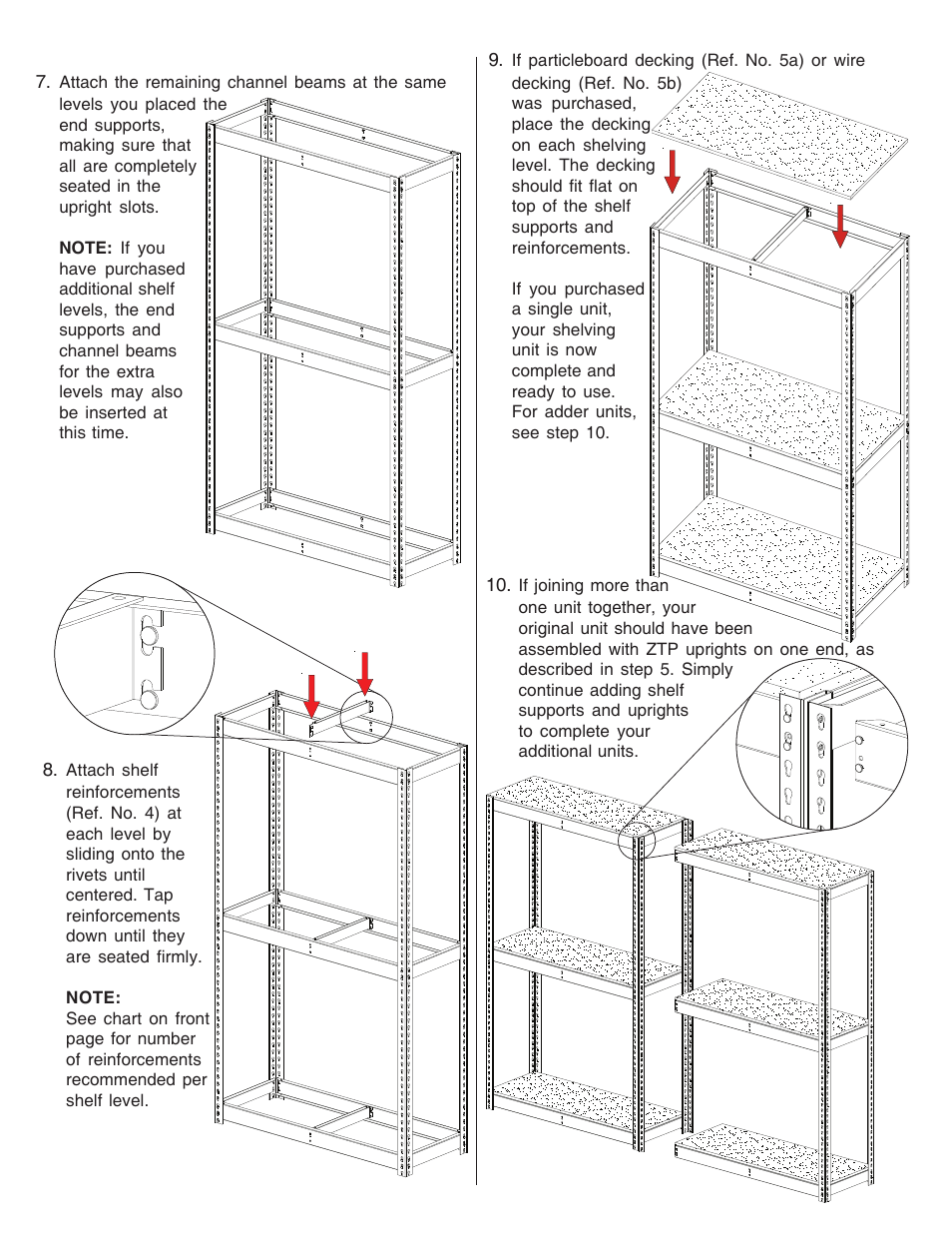Tennsco Z-Line Heavy Duty Boltless Rack User Manual | Page 3 / 4