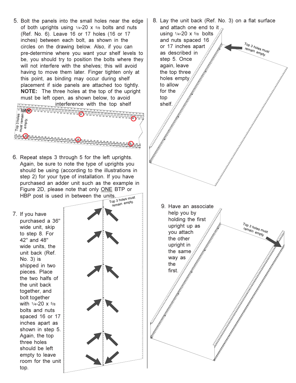 Tennsco Q-Line Shelving Closed User Manual | Page 3 / 8