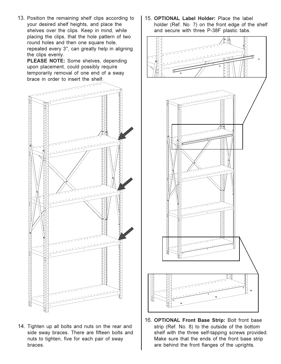 Tennsco Q-Line Shelving Open User Manual | Page 5 / 8