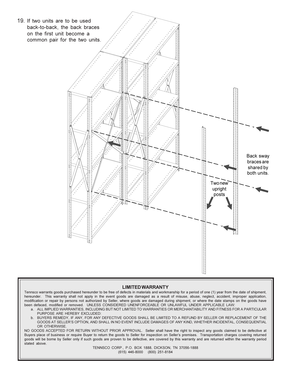 Tennsco Q-Line Shelving Open User Manual | Page 7 / 8