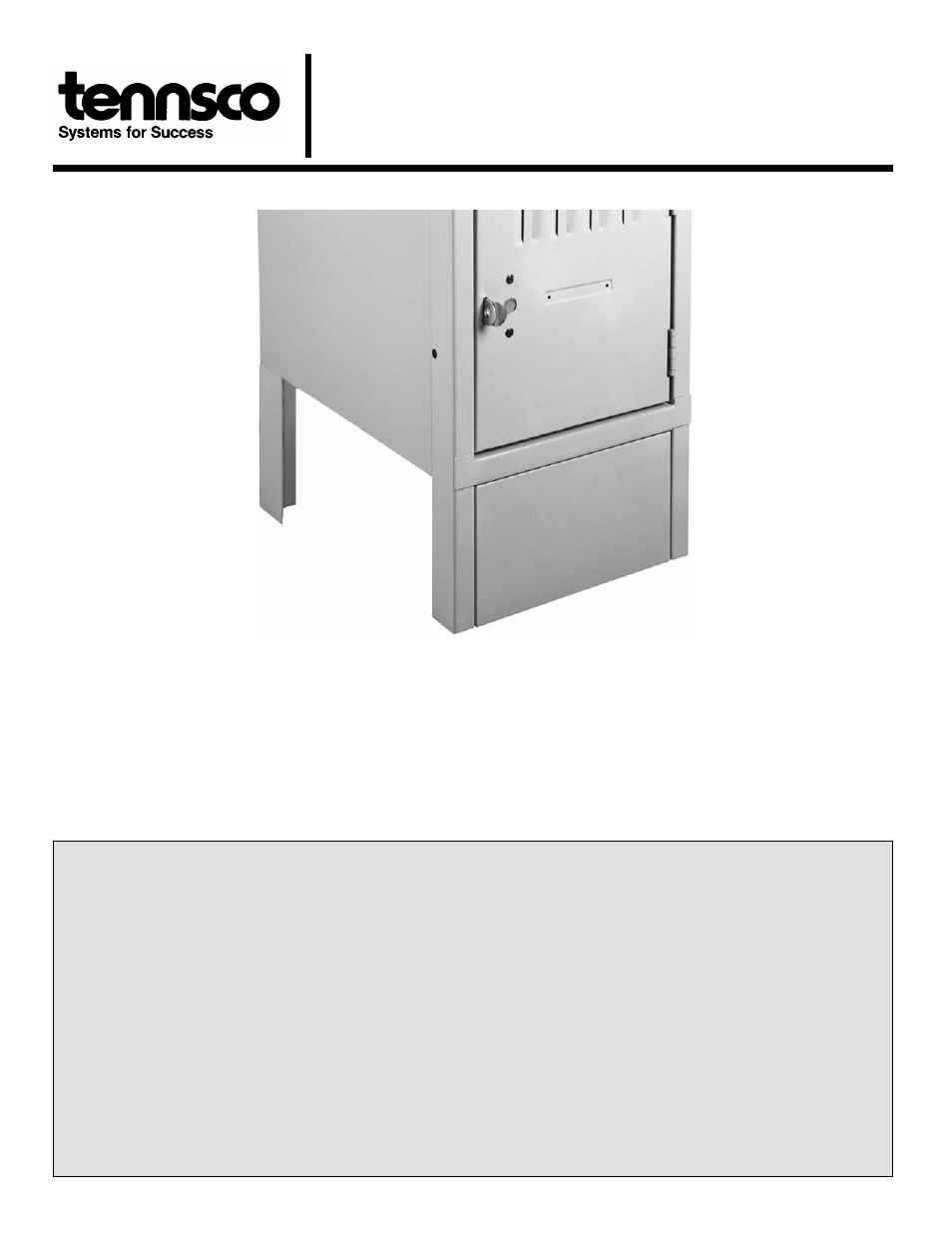 Tennsco FB24 User Manual | 4 pages