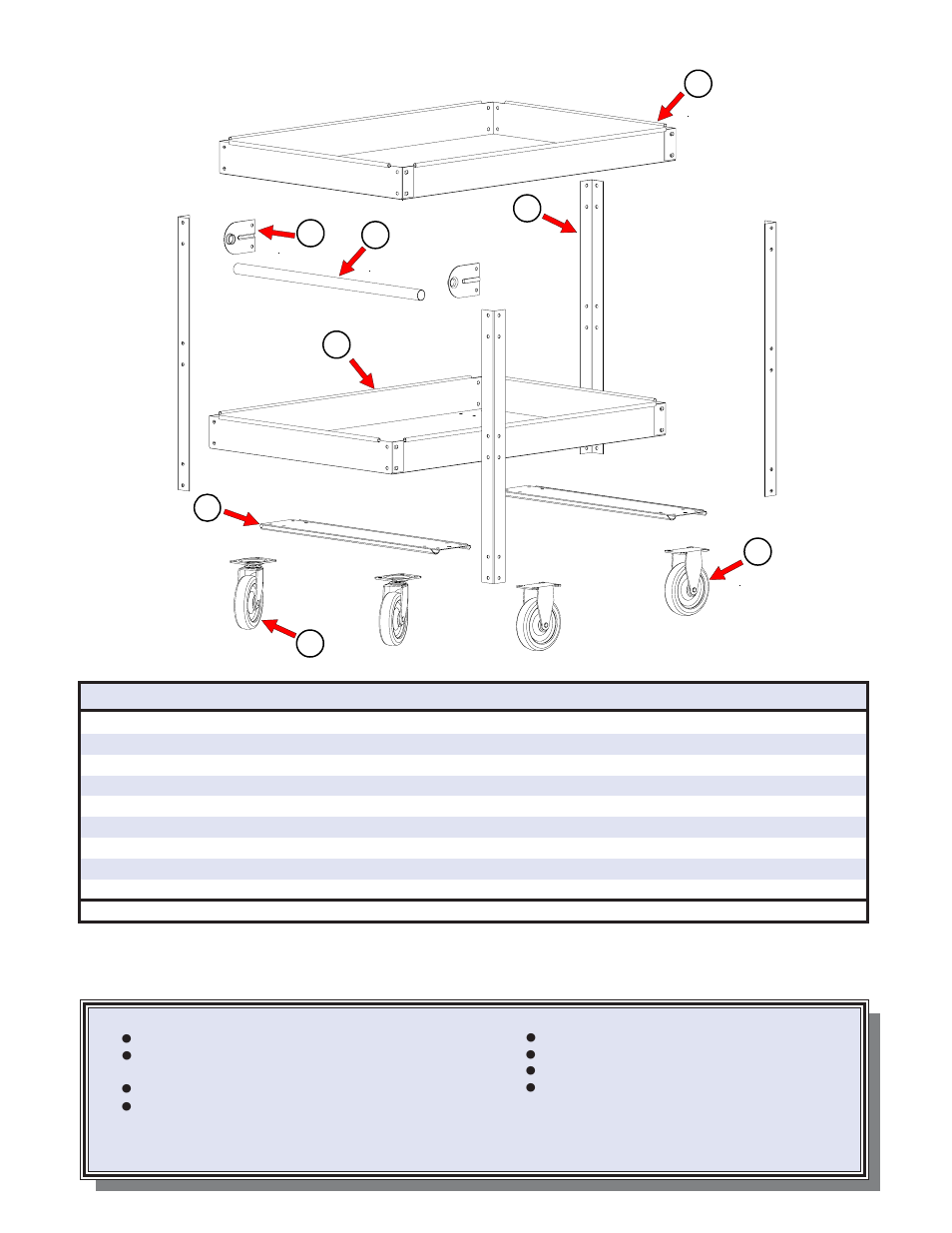 Replacement parts | Tennsco SC2436 User Manual | Page 4 / 4