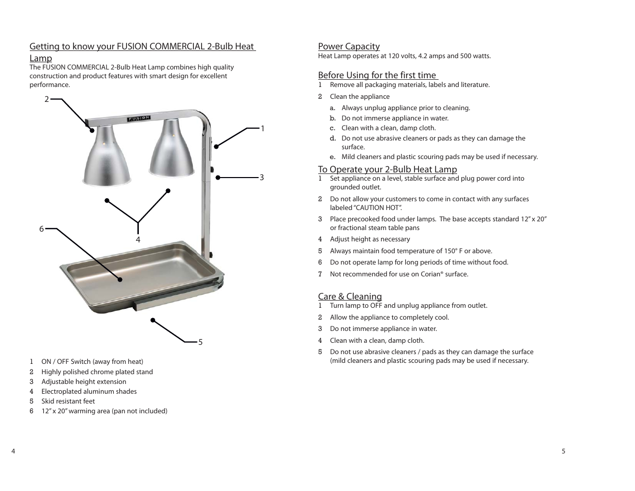 Tomlinson 510FC 2-BULB HEAT LAMP User Manual | Page 3 / 4