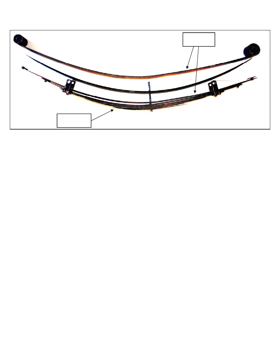 Install rear suspension | Trail Master 3.0 Inch Lift Kit with Add-A-Leaf (TM3730-40013 w/Rear Add-A-Leaf & TM3730-40023 w/Rear Leaf Spring) User Manual | Page 6 / 10