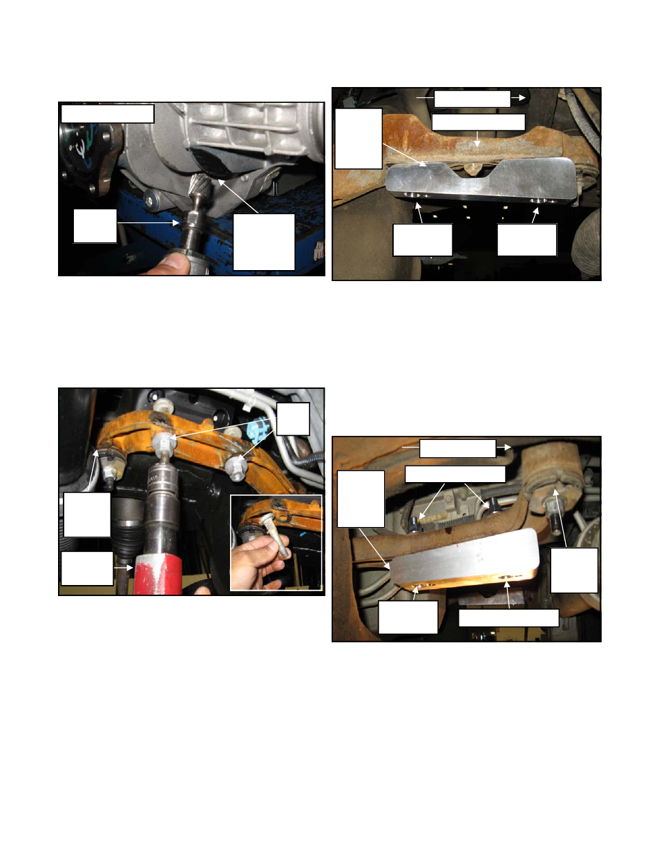 Install front suspension | Trail Master 4.0 Inch Lift Kit with NGS Shocks (TM102N) User Manual | Page 7 / 16
