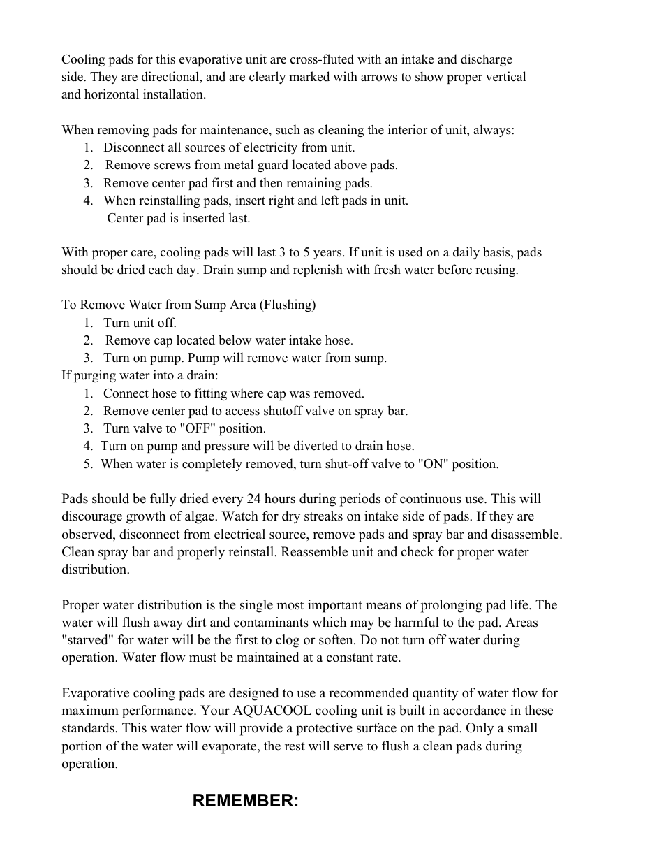 Remember | Triangle Engineering of Arkansas AQ3613 User Manual | Page 5 / 7
