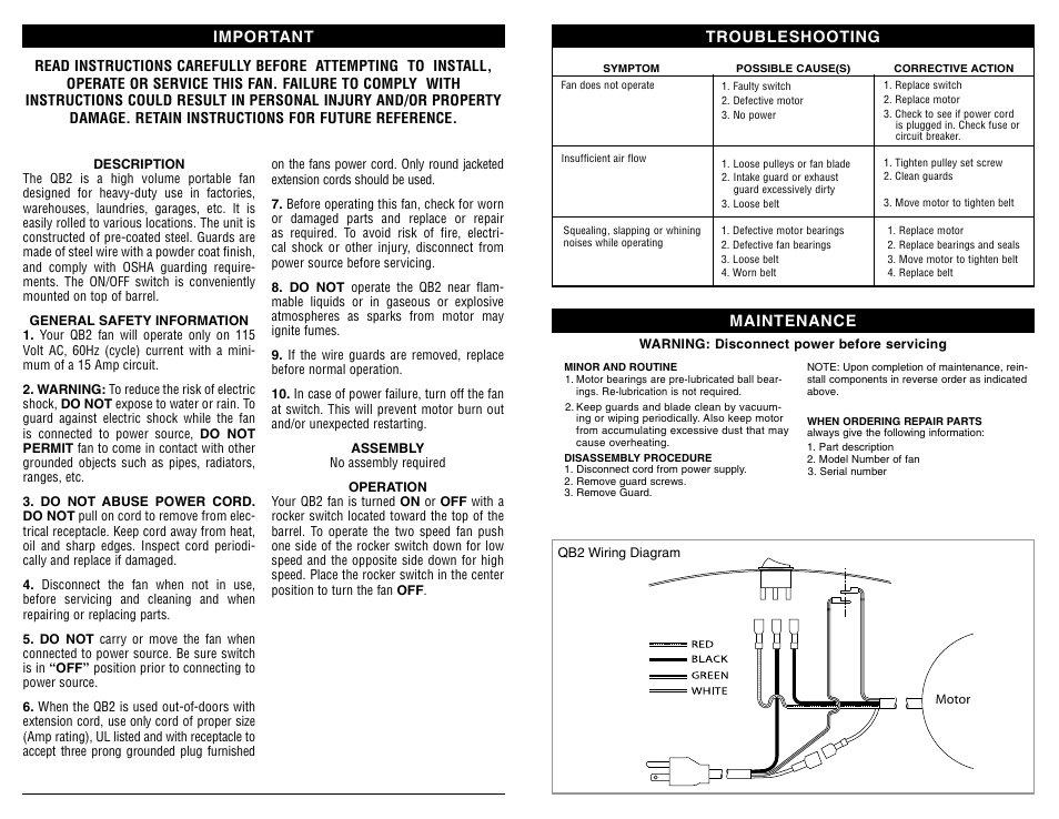 Triangle Engineering of Arkansas QB2 4223 User Manual | Page 2 / 4