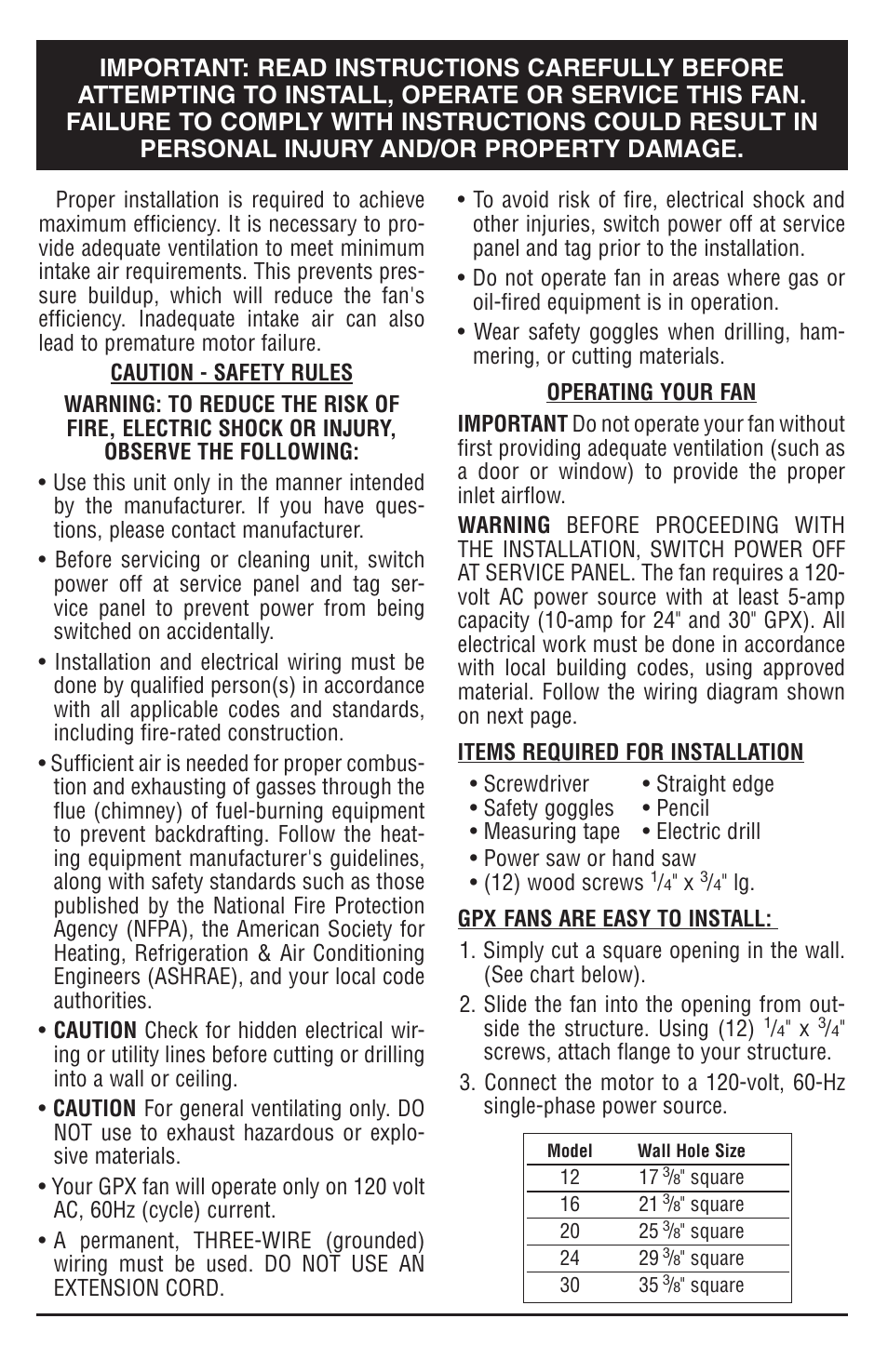 Triangle Engineering of Arkansas GPX 3013 User Manual | Page 2 / 4