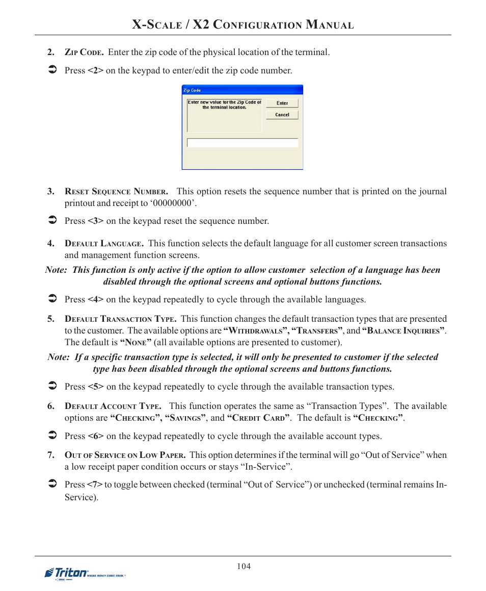 X2 c | Triton X-SCALE/X2 Configuration Manual User Manual | Page 114 / 419