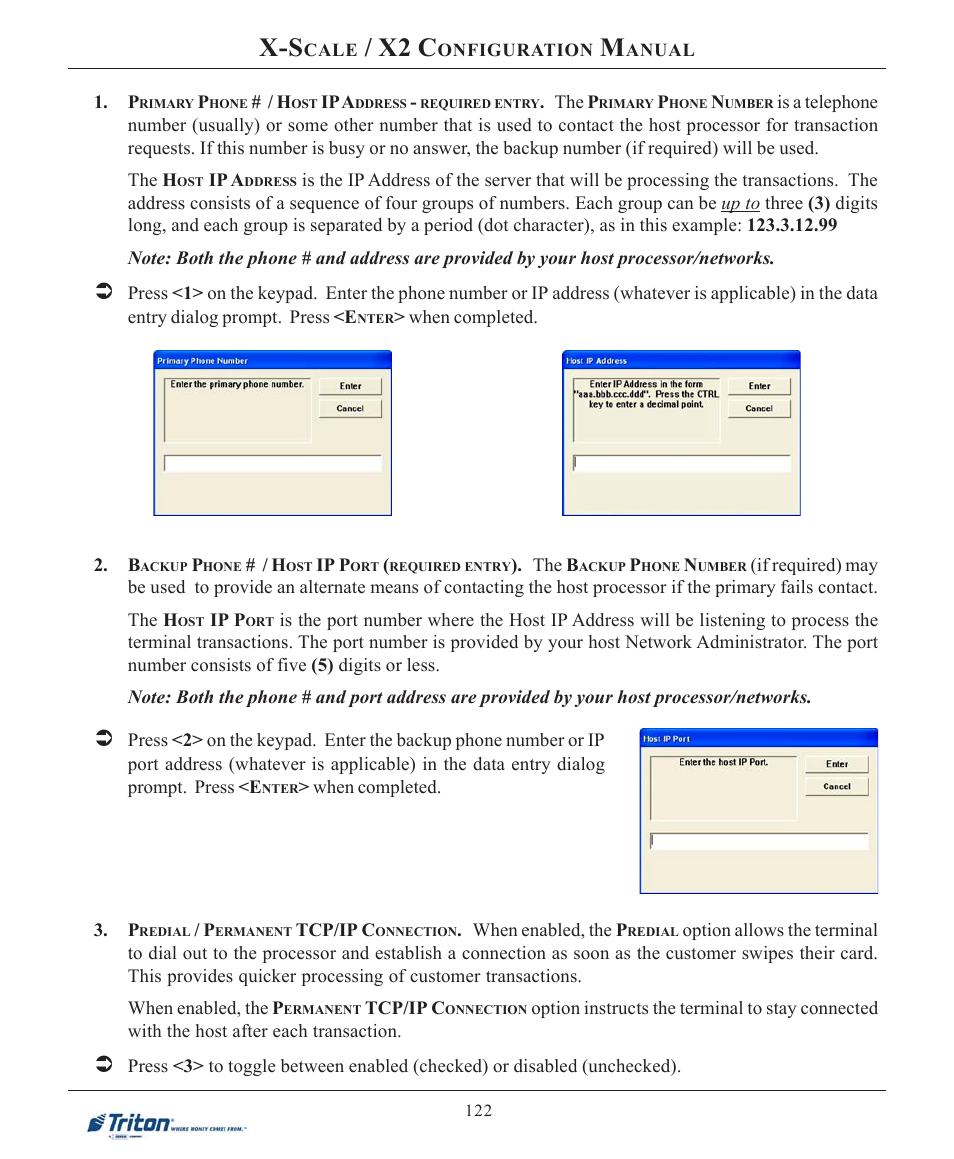 X2 c | Triton X-SCALE/X2 Configuration Manual User Manual | Page 132 / 419