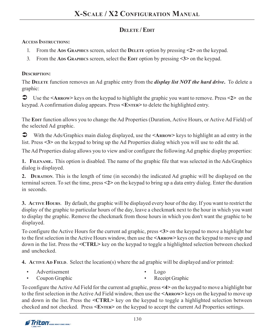 X2 c | Triton X-SCALE/X2 Configuration Manual User Manual | Page 140 / 419