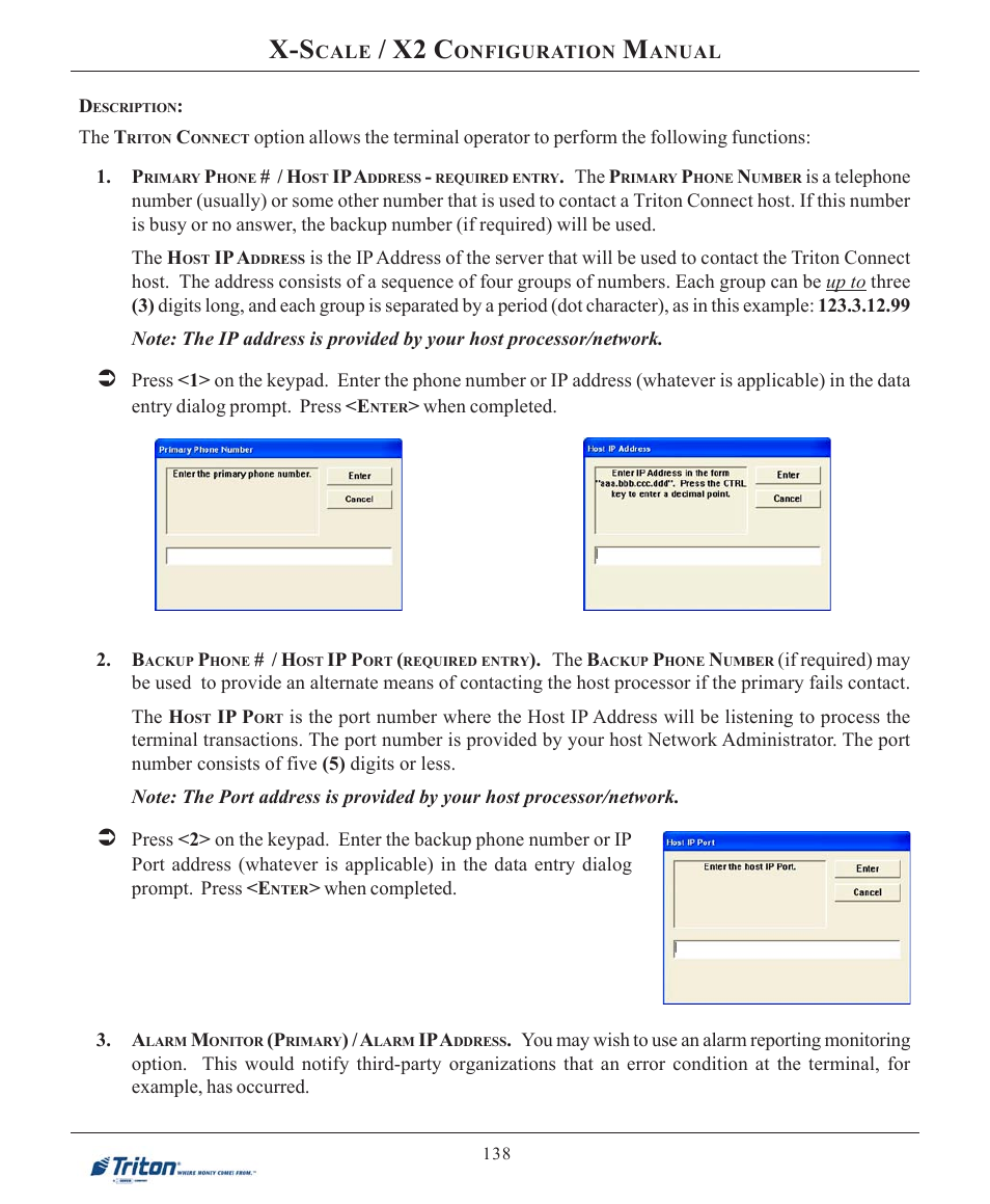 X2 c | Triton X-SCALE/X2 Configuration Manual User Manual | Page 148 / 419