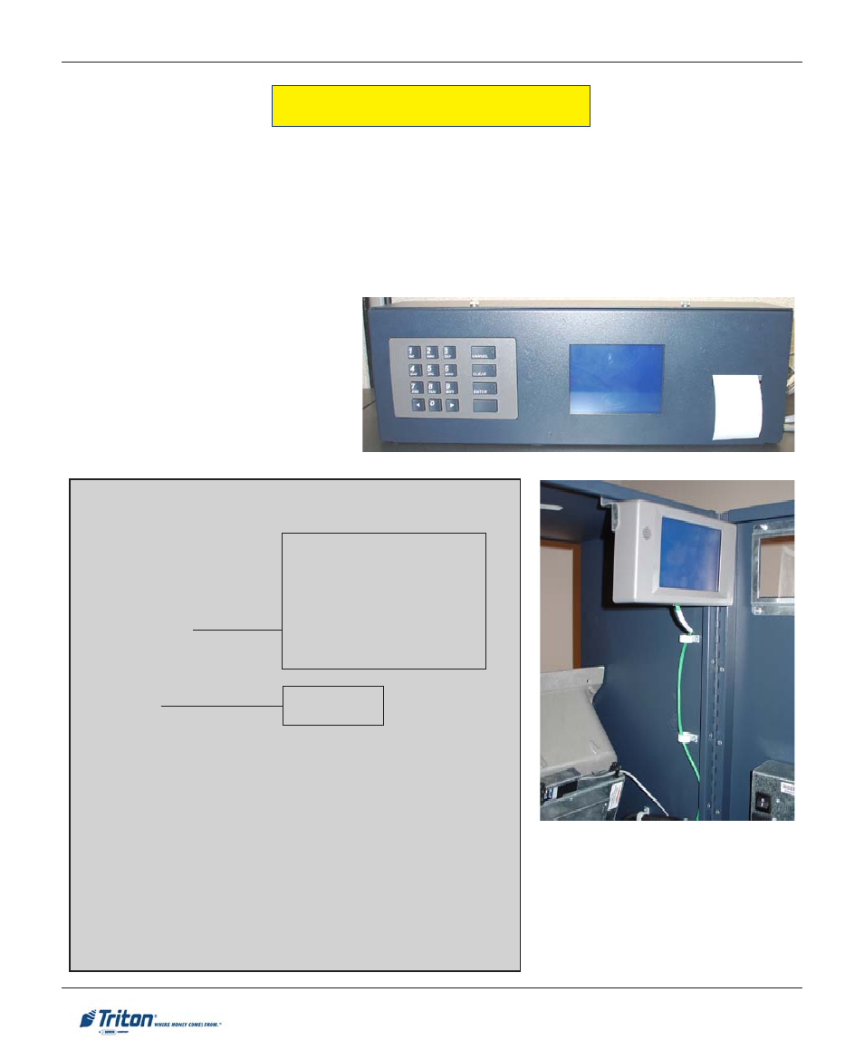 X2 c, Operator service panel (main menu) | Triton X-SCALE/X2 Configuration Manual User Manual | Page 20 / 419