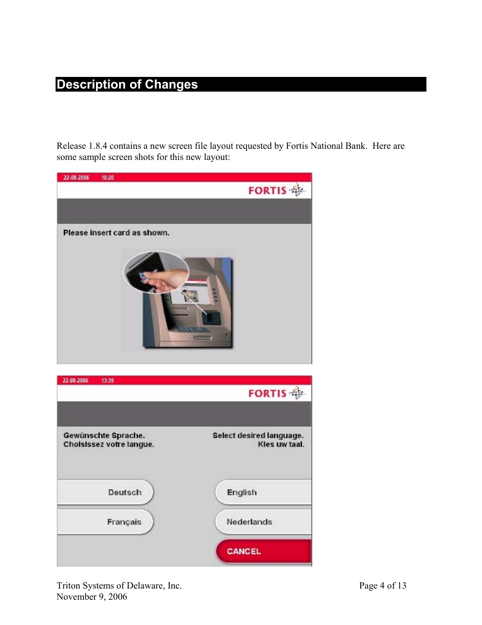 Description of changes | Triton X-SCALE/X2 Configuration Manual User Manual | Page 259 / 419