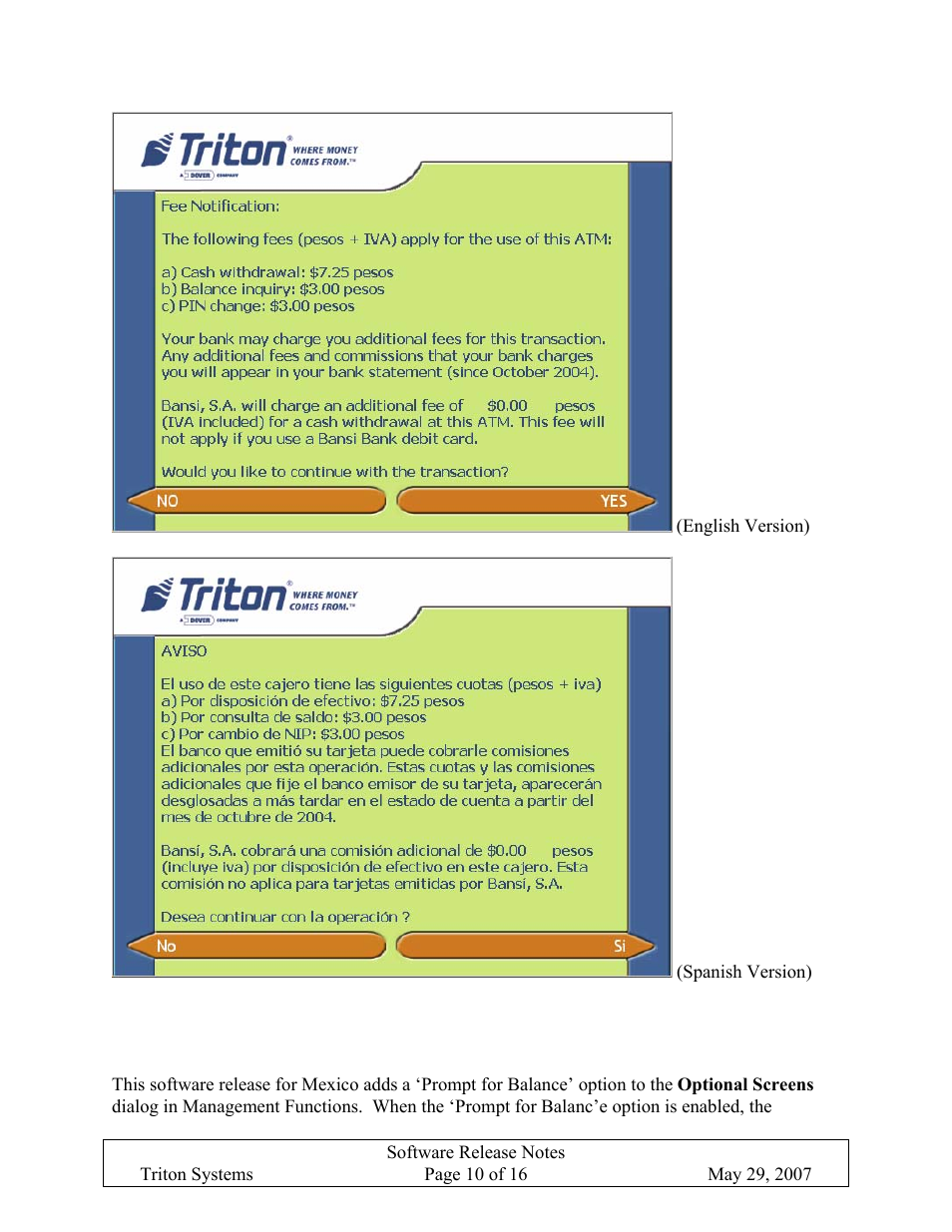 Triton X-SCALE/X2 Configuration Manual User Manual | Page 293 / 419