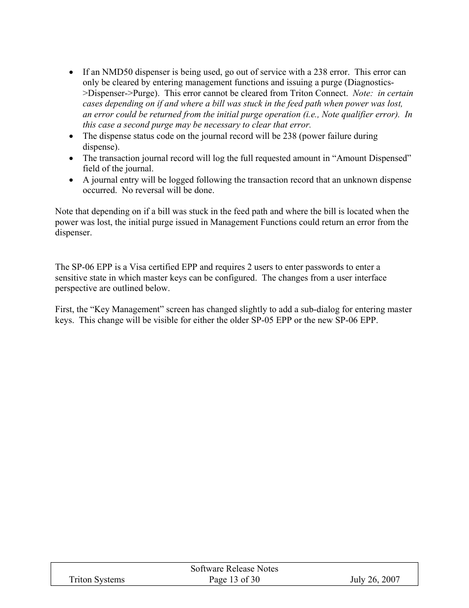 Add support for sp-06 epp, Dd support for, Sp-06 | Triton X-SCALE/X2 Configuration Manual User Manual | Page 317 / 419