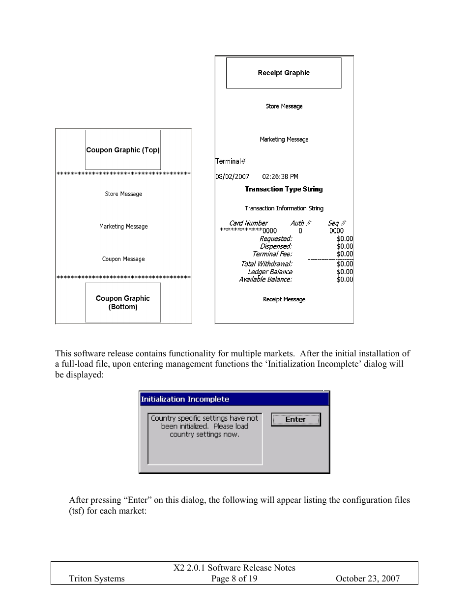 Multi-market release, Ulti, Arket | Elease | Triton X-SCALE/X2 Configuration Manual User Manual | Page 343 / 419