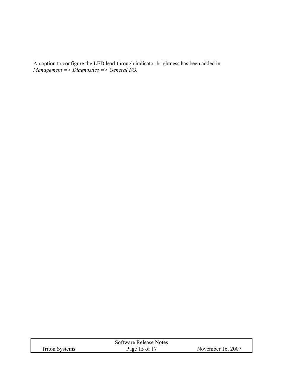 Led brightness control, Rightness, Ontrol | Triton X-SCALE/X2 Configuration Manual User Manual | Page 374 / 419