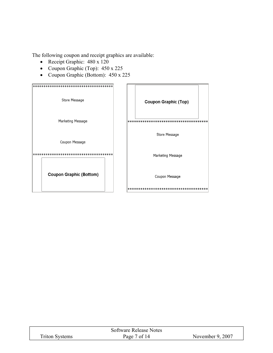 Coupon and receipt graphics, Oupon and, Eceipt | Raphics | Triton X-SCALE/X2 Configuration Manual User Manual | Page 399 / 419