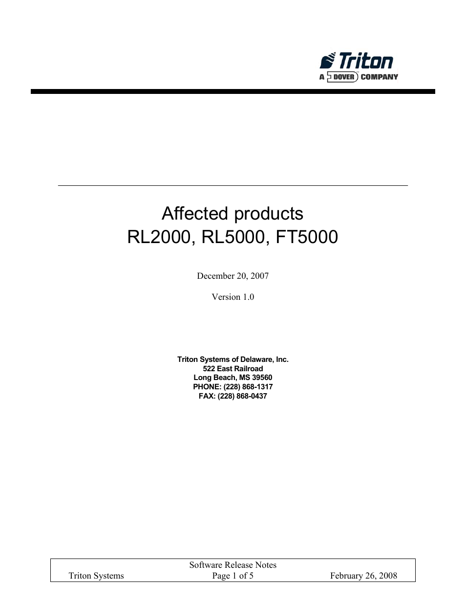 Triton systems of delaware, inc | Triton X-SCALE/X2 Configuration Manual User Manual | Page 407 / 419