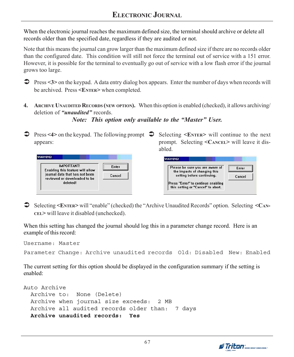 Triton X-SCALE/X2 Configuration Manual User Manual | Page 77 / 419