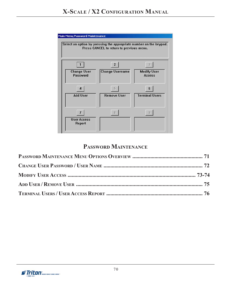 X2 c | Triton X-SCALE/X2 Configuration Manual User Manual | Page 80 / 419