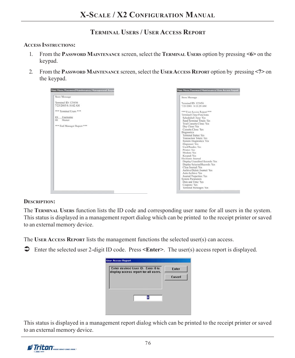 X2 c | Triton X-SCALE/X2 Configuration Manual User Manual | Page 86 / 419