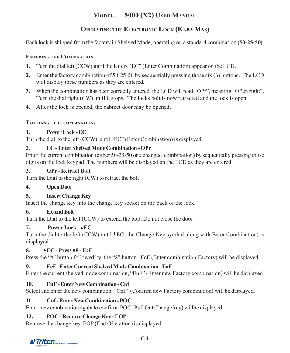 Triton FT5000 X2 User Manual User Manual | Page 50 / 105