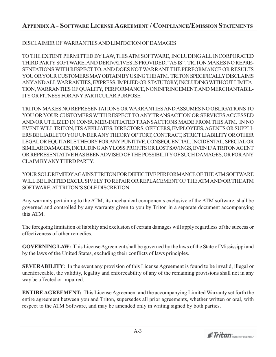 A - s | Triton RL1600 Installation Manual User Manual | Page 28 / 41