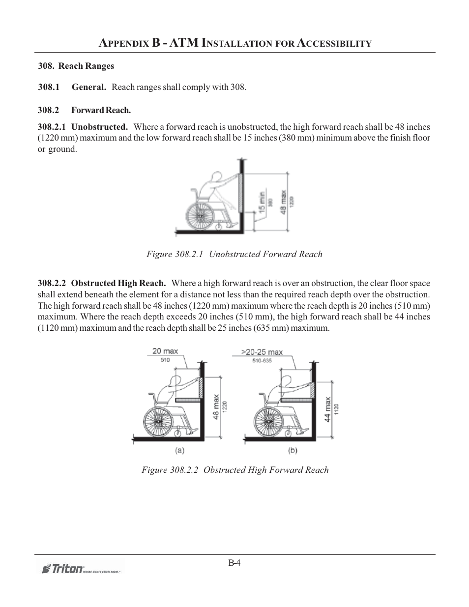 B - atm i | Triton RL1600 Installation Manual User Manual | Page 33 / 41