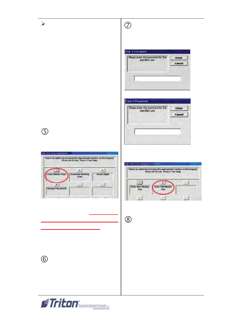 T5 - t7 | Triton RL1600 User Manual User Manual | Page 68 / 72