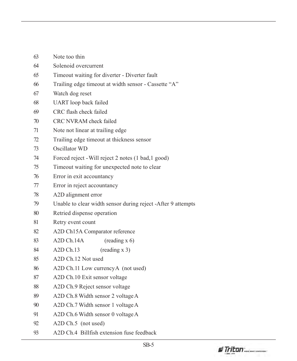 Triton RL2000 User Manual User Manual | Page 79 / 124