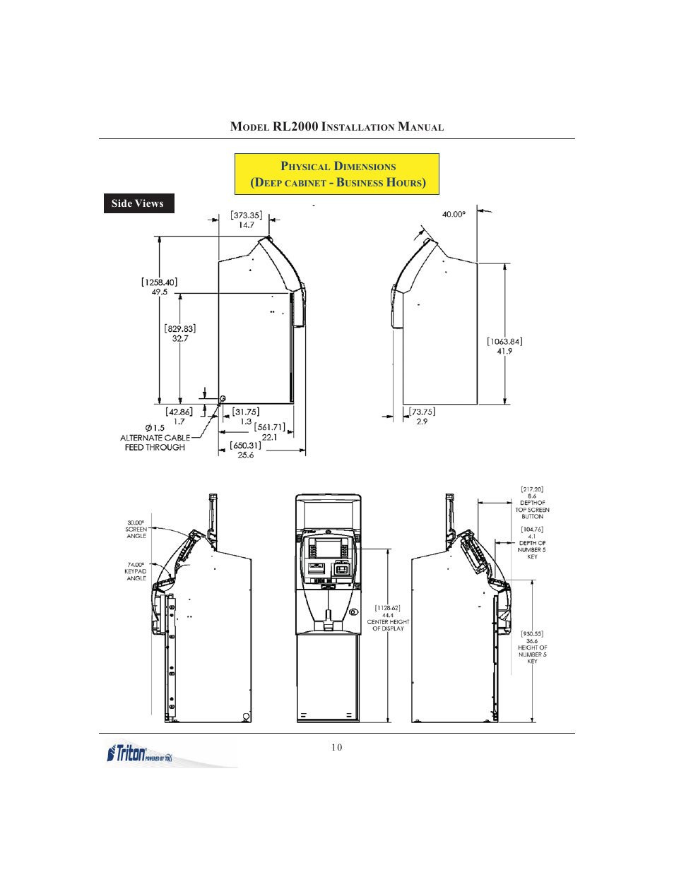 Triton RL2000 Installation Manual User Manual | Page 10 / 45
