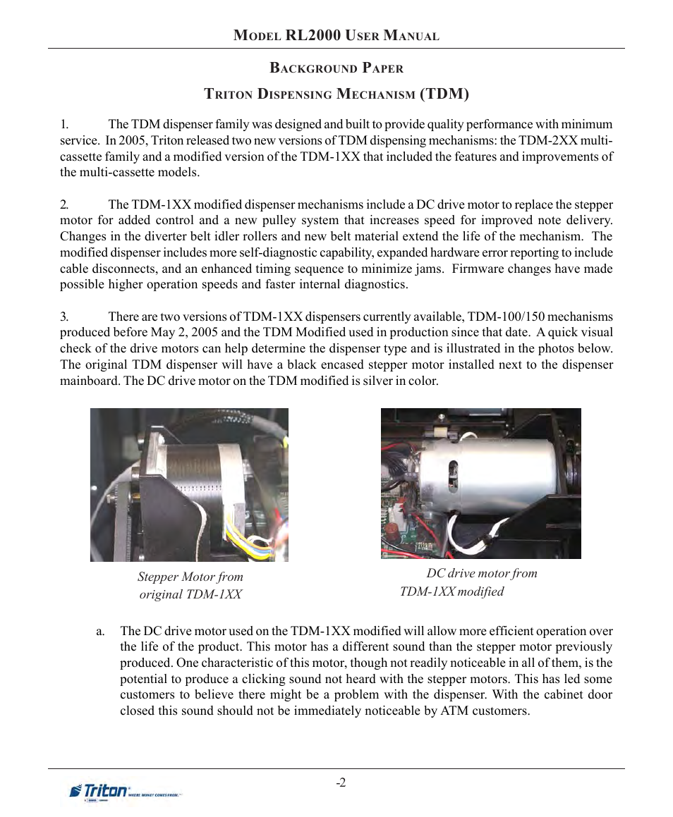 Triton RL5000 X2 Series User Manual User Manual | Page 58 / 122