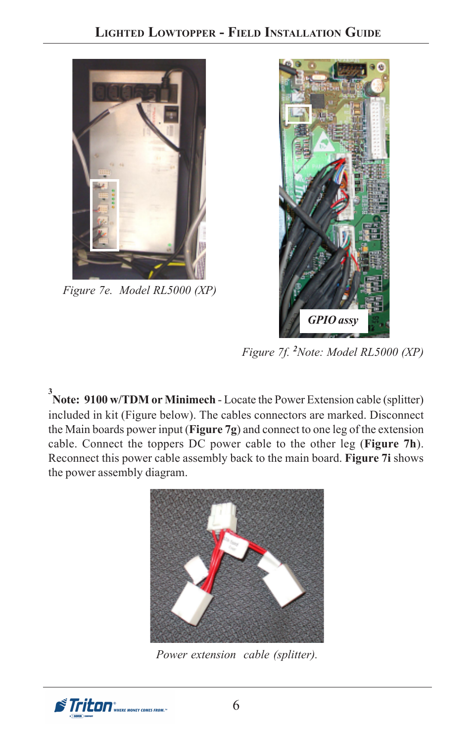 Triton 8100/9100/97XX/RL5000 (X-SCALE/XP) User Manual | Page 6 / 10