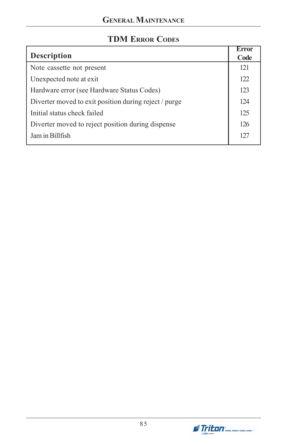 Tdm e | Triton 8100 User/Installation Manual User Manual | Page 103 / 150