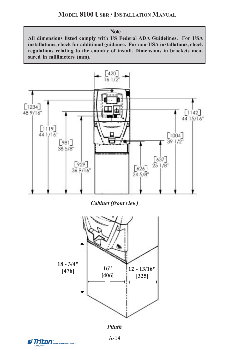 8100 u | Triton 8100 User/Installation Manual User Manual | Page 126 / 150