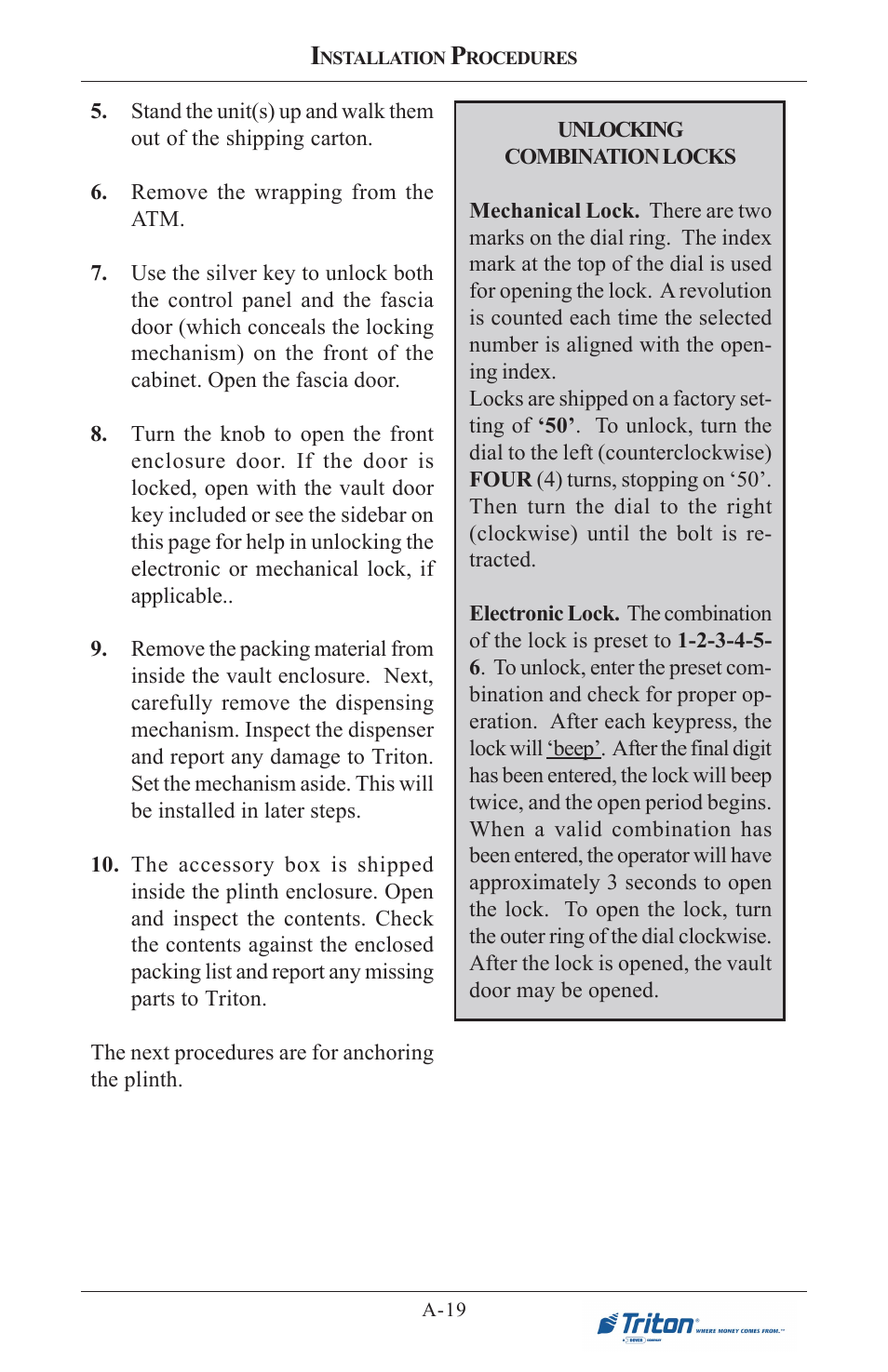 Triton 8100 User/Installation Manual User Manual | Page 131 / 150
