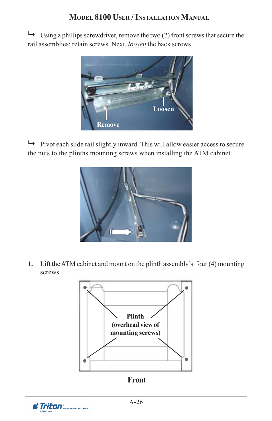 Triton 8100 User/Installation Manual User Manual | Page 138 / 150