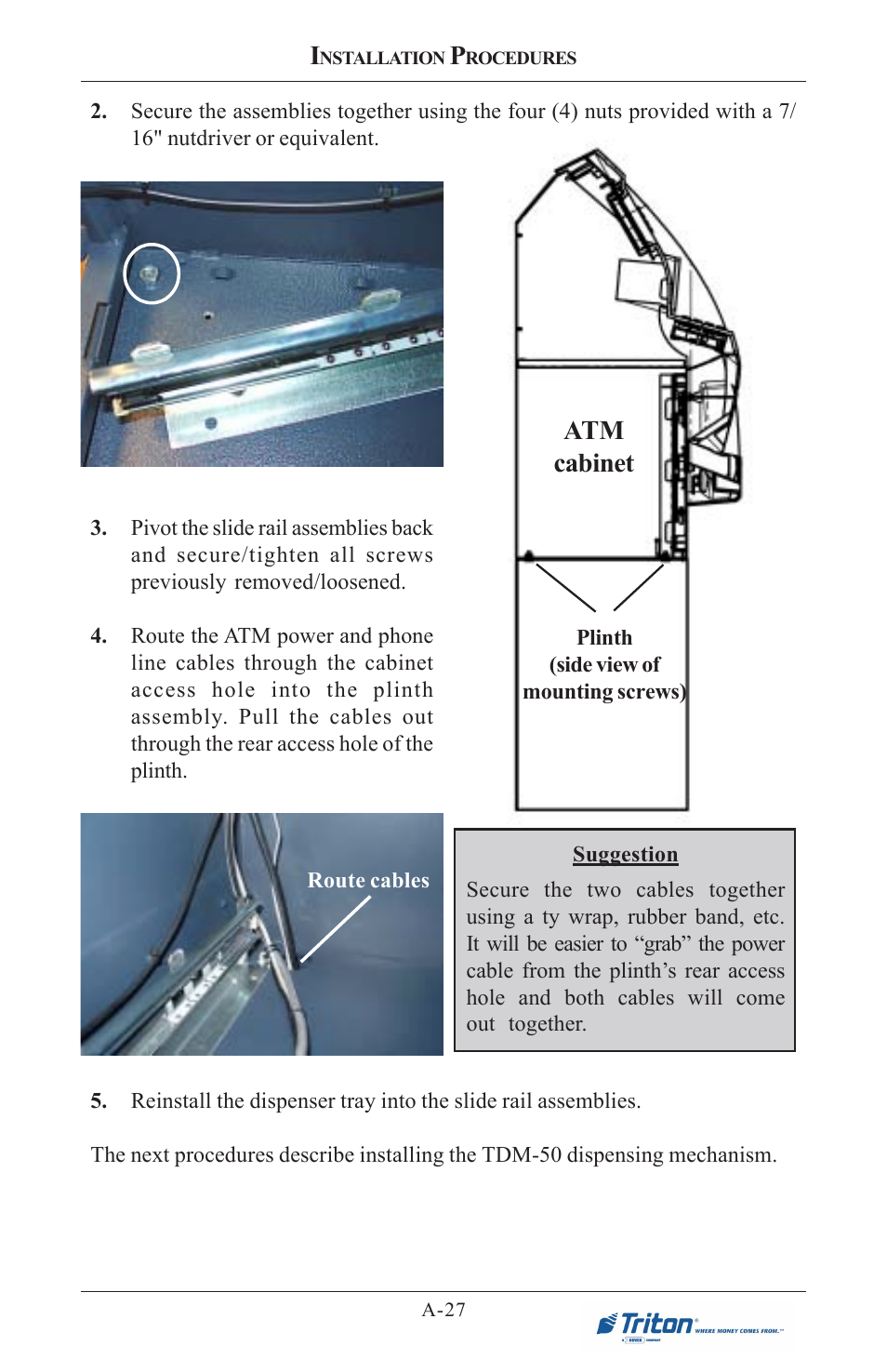 Atm cabinet | Triton 8100 User/Installation Manual User Manual | Page 139 / 150